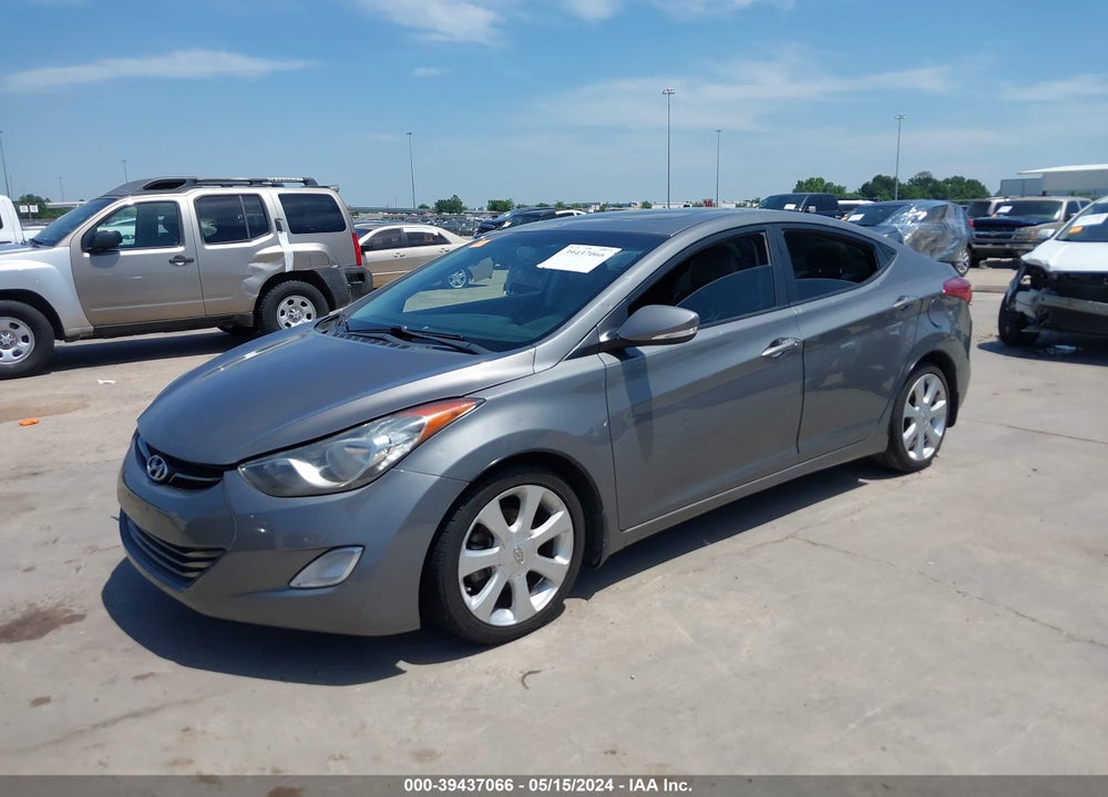 2013 HYUNDAI ELANTRA LIMITED VIN: 5NPDH4AE7DH395976