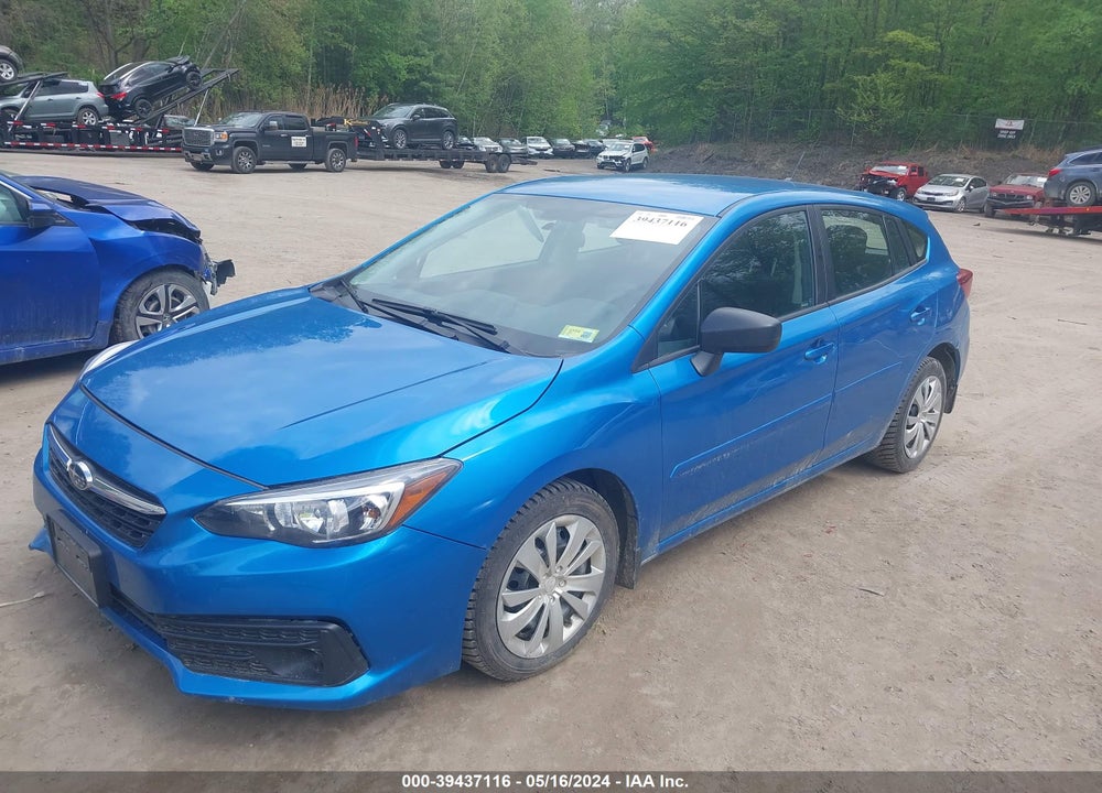 2022 SUBARU IMPREZA BASE 5-DOOR VIN: 4S3GTAB63N3715566