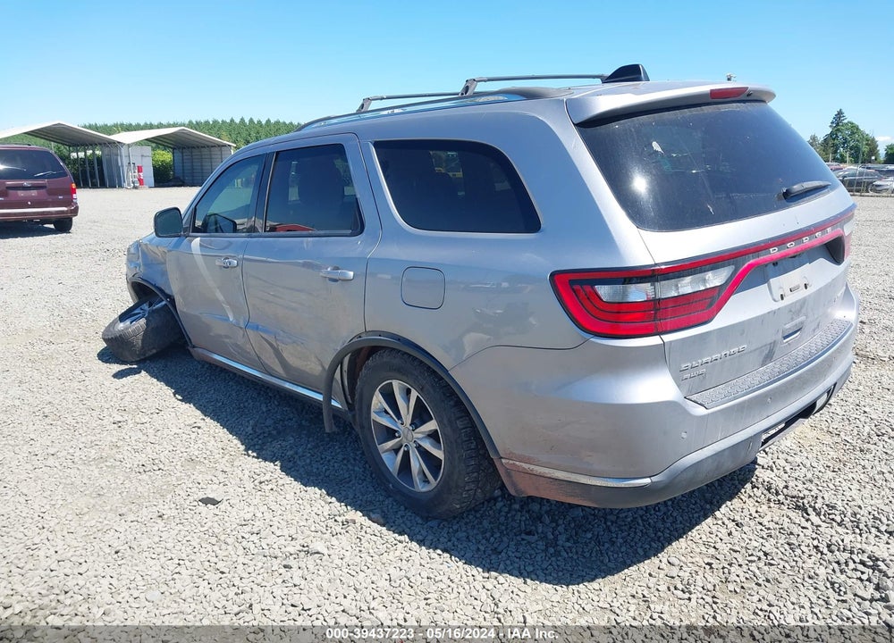 2016 DODGE DURANGO LIMITED VIN: 1C4RDJDG9GC412841
