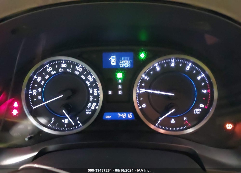2013 LEXUS IS 250 VIN: JTHBF5C24D5193407