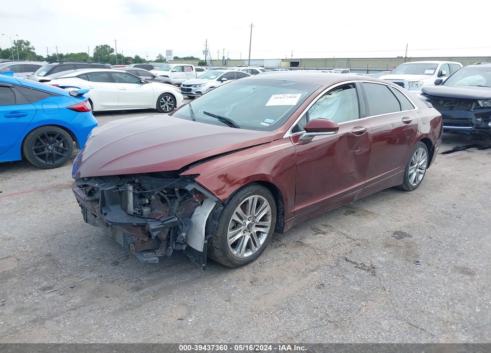 2016 LINCOLN MKZ VIN: 3LN6L2G9XGR625142