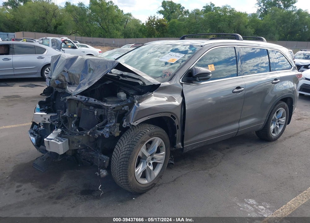 2015 TOYOTA HIGHLANDER LIMITED V6 VIN: 5TDDKRFH9FS166584