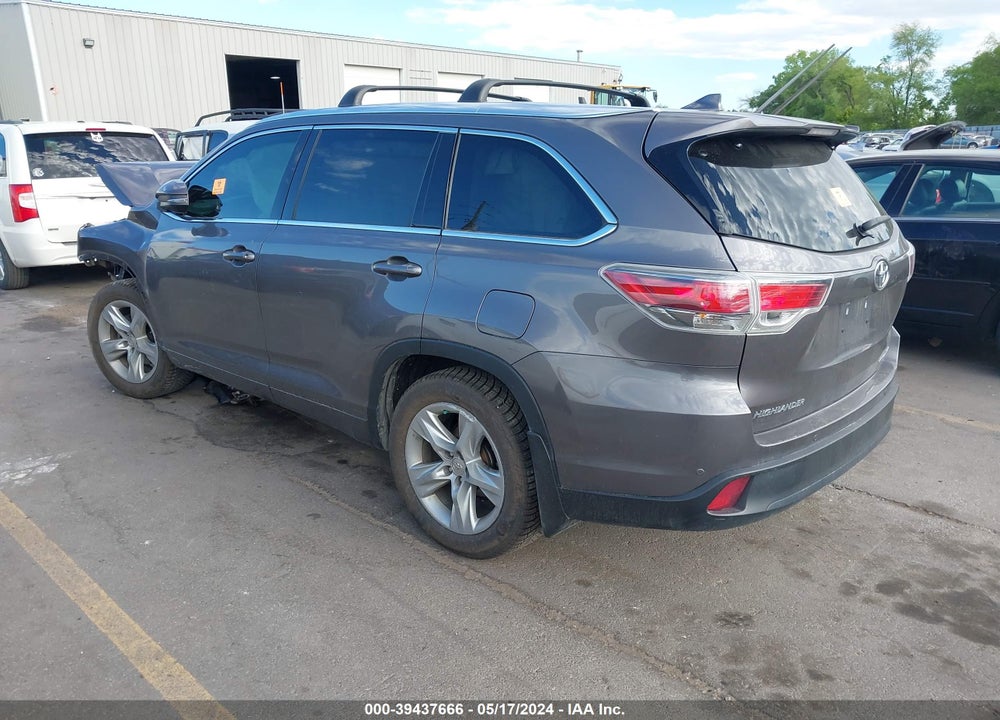 2015 TOYOTA HIGHLANDER LIMITED V6 VIN: 5TDDKRFH9FS166584