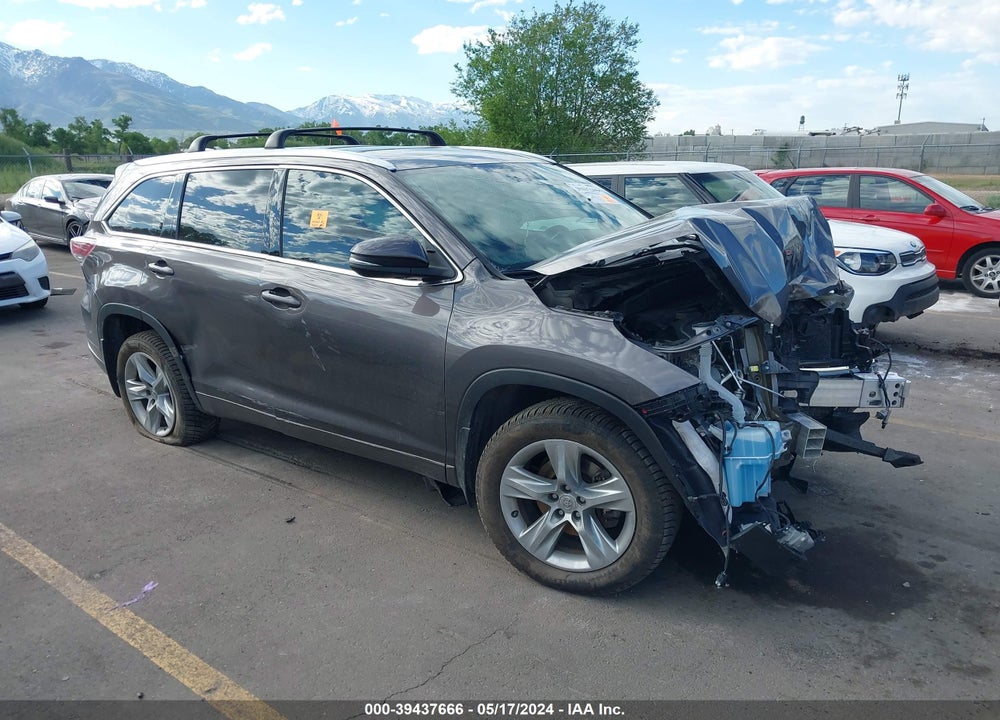 2015 TOYOTA HIGHLANDER LIMITED V6 VIN: 5TDDKRFH9FS166584