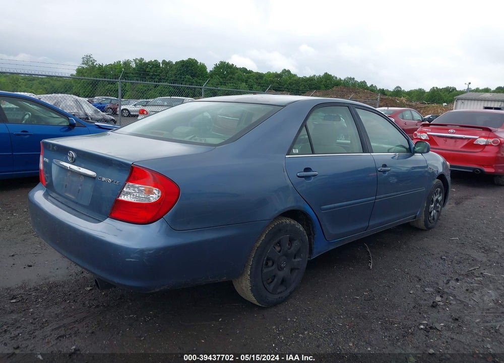 2004 TOYOTA CAMRY LE VIN: 4T1BE32K54U802659