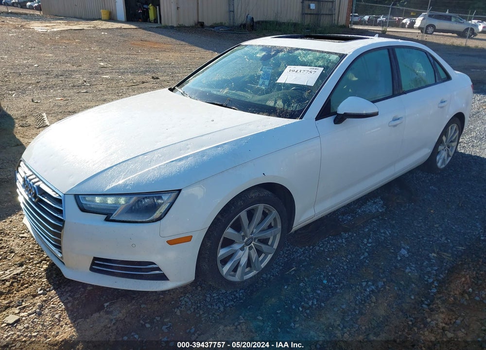 2017 AUDI A4 2.0T PREMIUM VIN: WAUANAF47HN006797