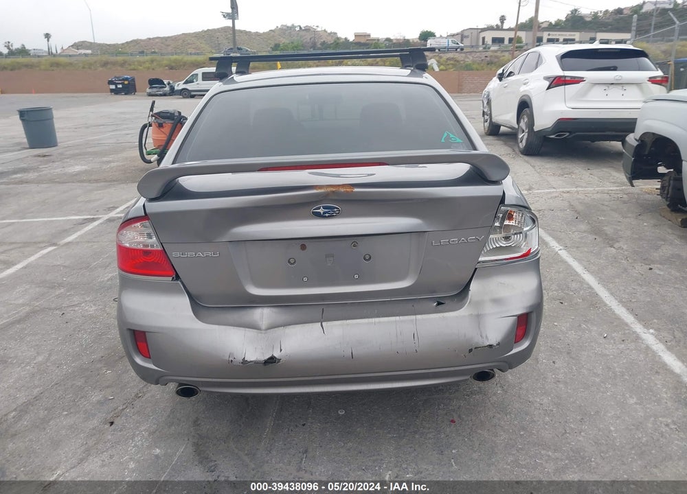 2008 SUBARU LEGACY 2.5I VIN: 4S3BL616587222610