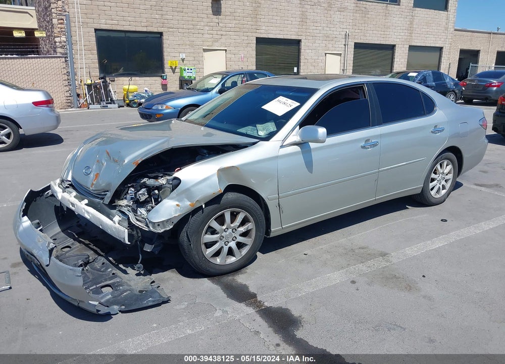 2004 LEXUS ES 330 VIN: JTHBA30G845040225