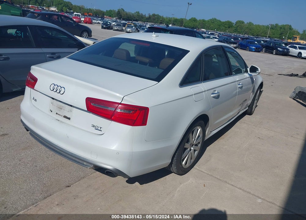 2015 AUDI A6 3.0T PREMIUM PLUS VIN: WAUFGAFC4FN025814
