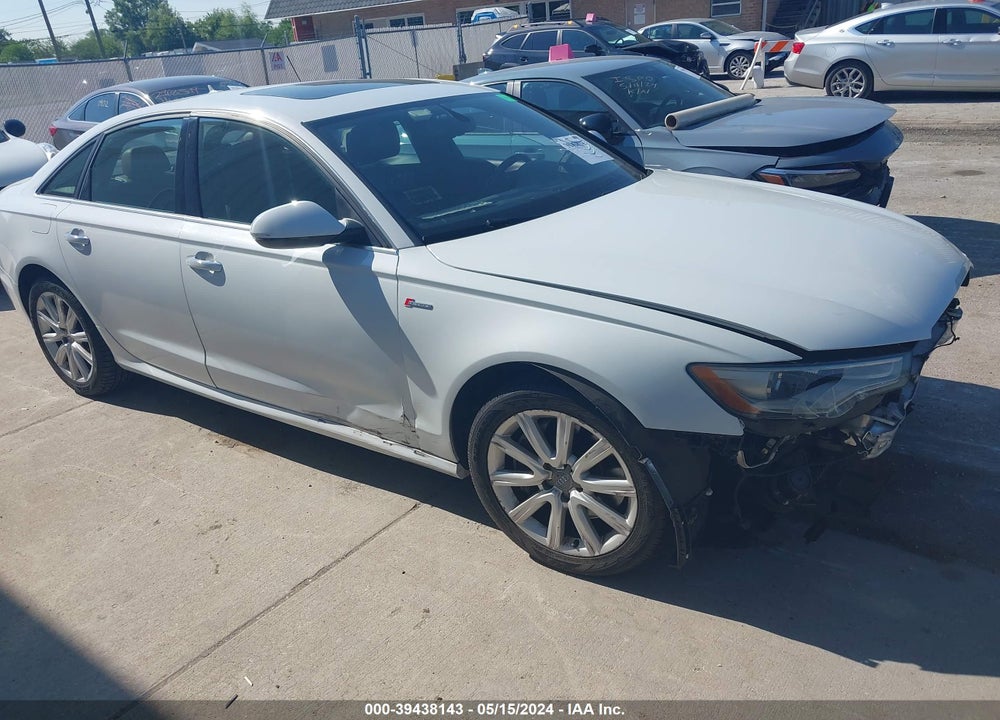 2015 AUDI A6 3.0T PREMIUM PLUS VIN: WAUFGAFC4FN025814