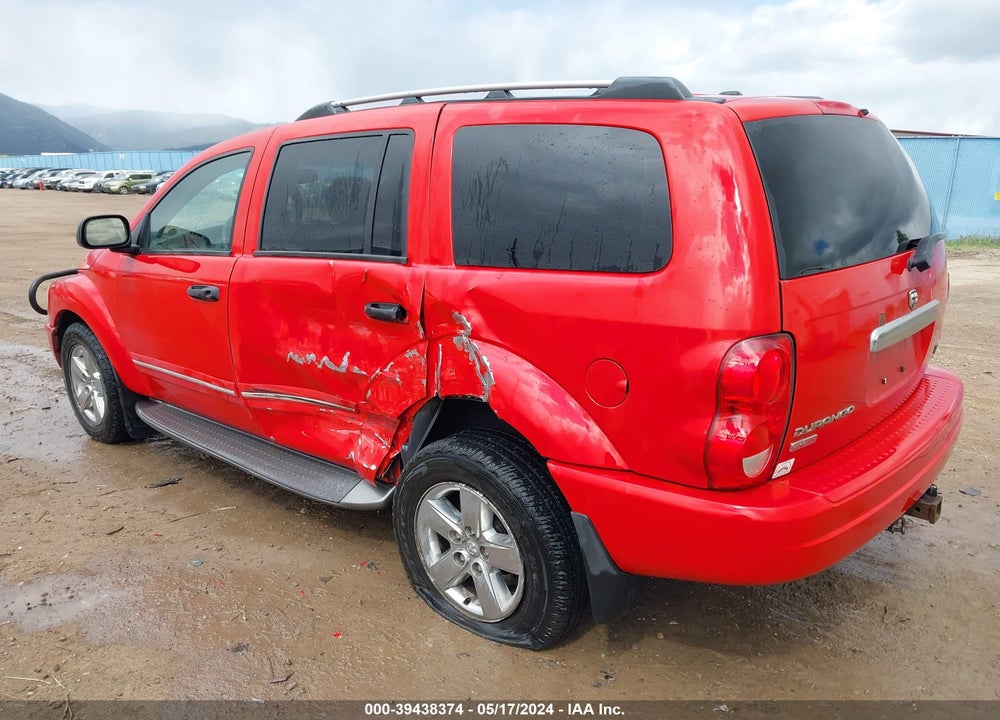 2006 DODGE DURANGO VIN: 1D48B58256F169794