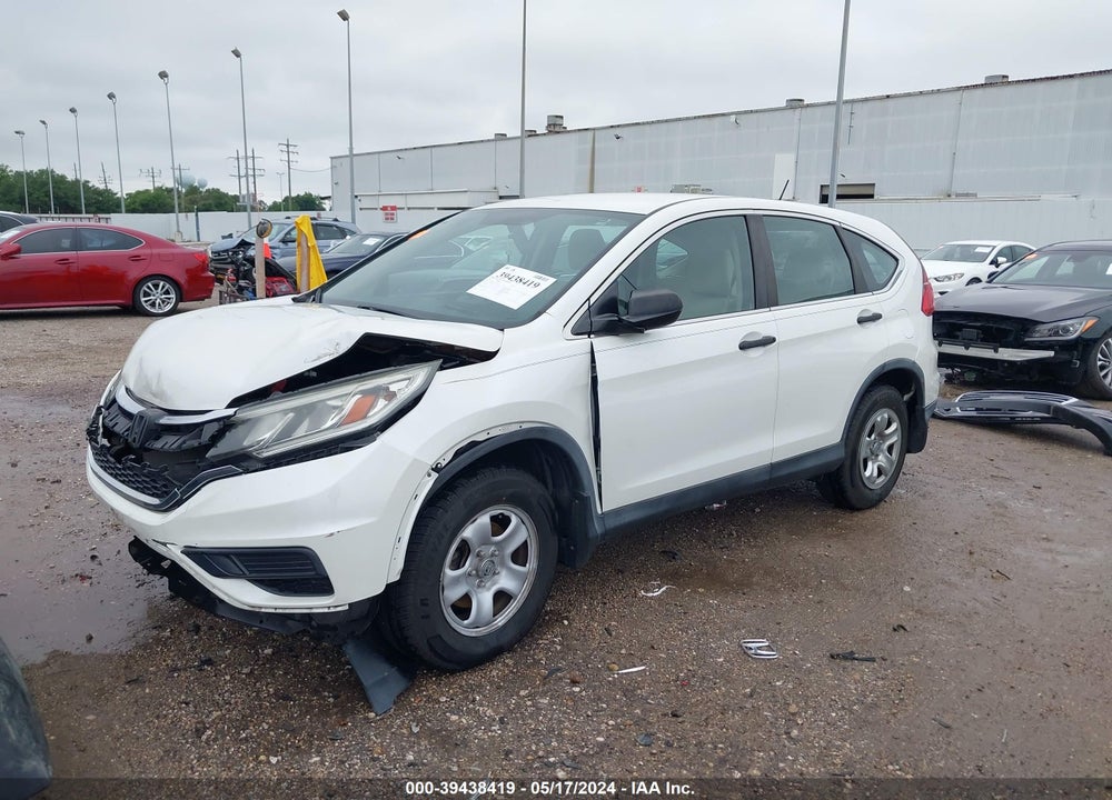 2015 HONDA CR-V LX VIN: 5J6RM4H34FL072385