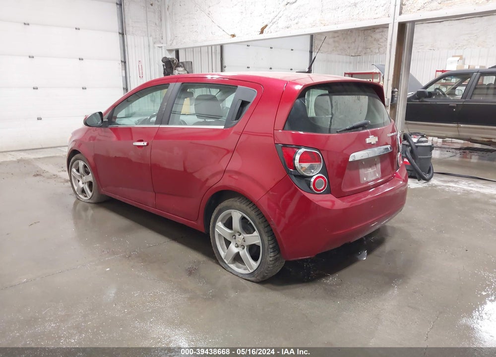 2012 CHEVROLET SONIC 2LZ VIN: 1G1JE6SH9C4126388