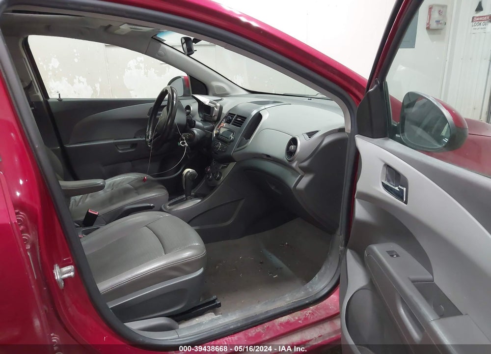 2012 CHEVROLET SONIC 2LZ VIN: 1G1JE6SH9C4126388