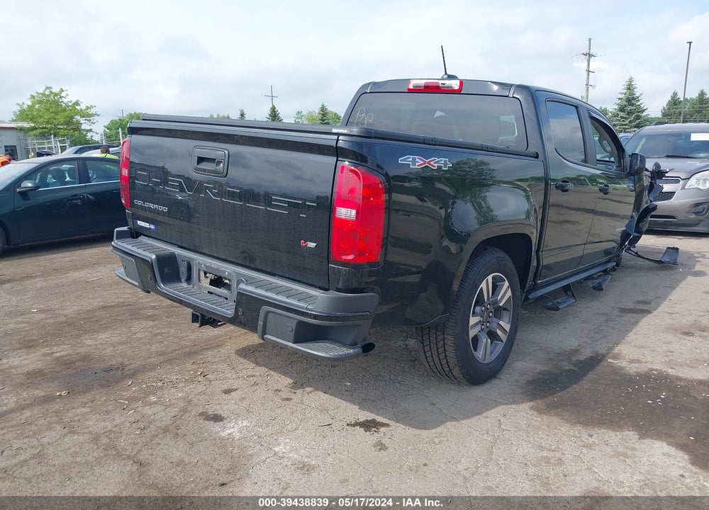 2022 CHEVROLET COLORADO 4WD SHORT BOX WT VIN: 1GCGTBENXN1106804