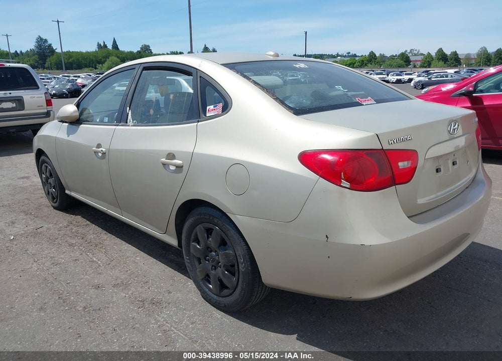 2008 HYUNDAI ELANTRA GLS/SE VIN: KMHDU46D48U319604