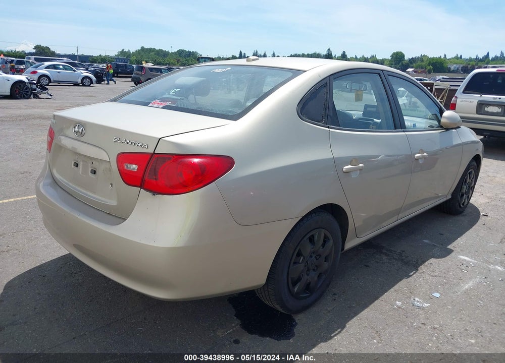2008 HYUNDAI ELANTRA GLS/SE VIN: KMHDU46D48U319604