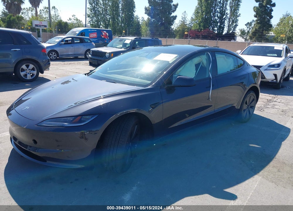 2024 TESLA MODEL 3 REAR-WHEEL DRIVE VIN: 5YJ3E1EA0RF718104