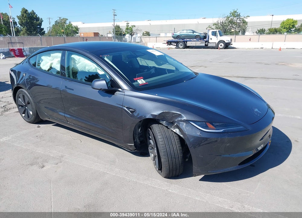 2024 TESLA MODEL 3 REAR-WHEEL DRIVE VIN: 5YJ3E1EA0RF718104