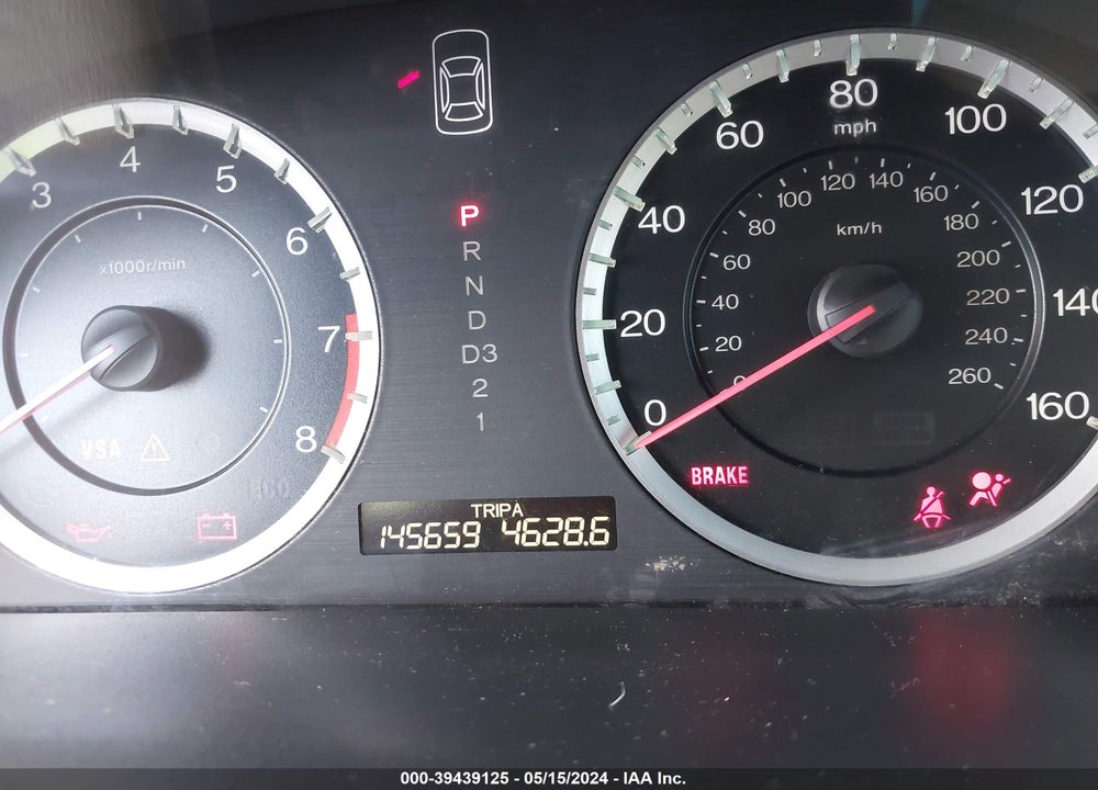 2010 HONDA ACCORD 2.4 LX VIN: 1HGCP2F37AA183898