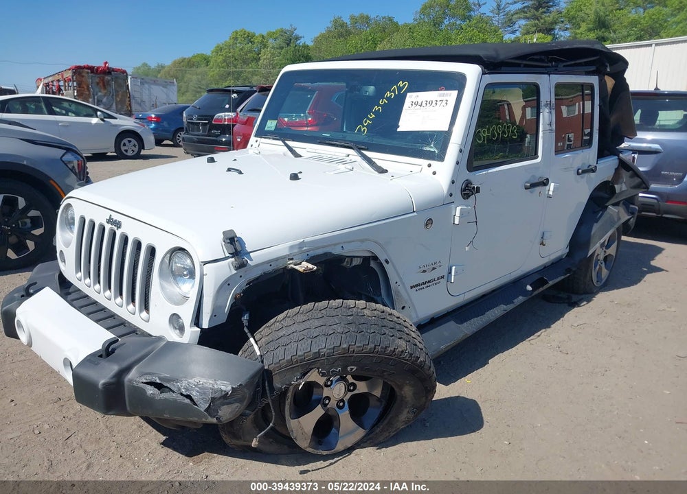 2016 JEEP WRANGLER UNLIMITED SAHARA VIN: 1C4BJWEG8GL102816
