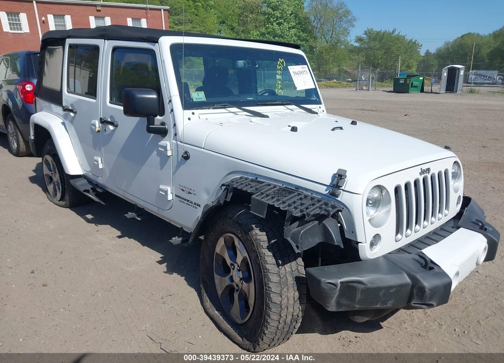 2016 JEEP WRANGLER UNLIMITED SAHARA VIN: 1C4BJWEG8GL102816