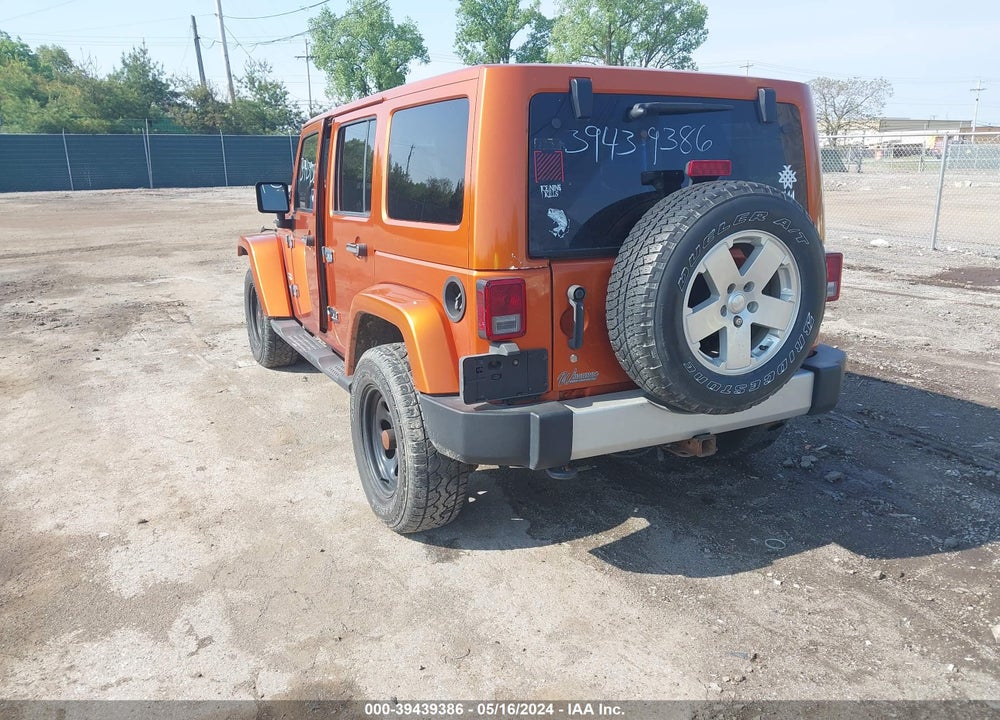 2011 JEEP WRANGLER UNLIMITED SAHARA VIN: 1J4BA5H12BL598782