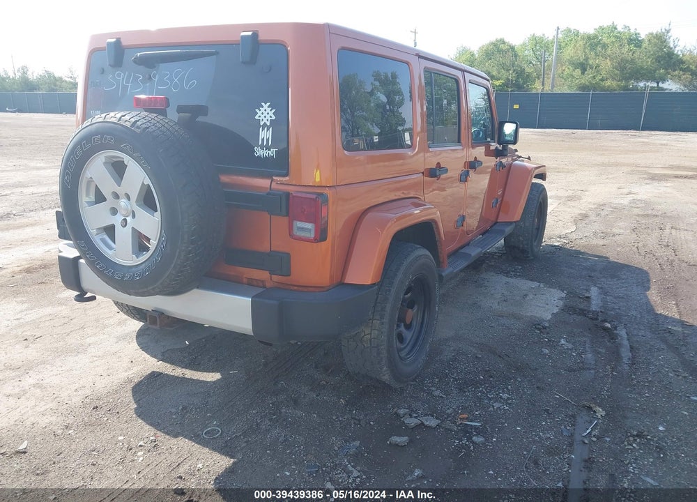 2011 JEEP WRANGLER UNLIMITED SAHARA VIN: 1J4BA5H12BL598782