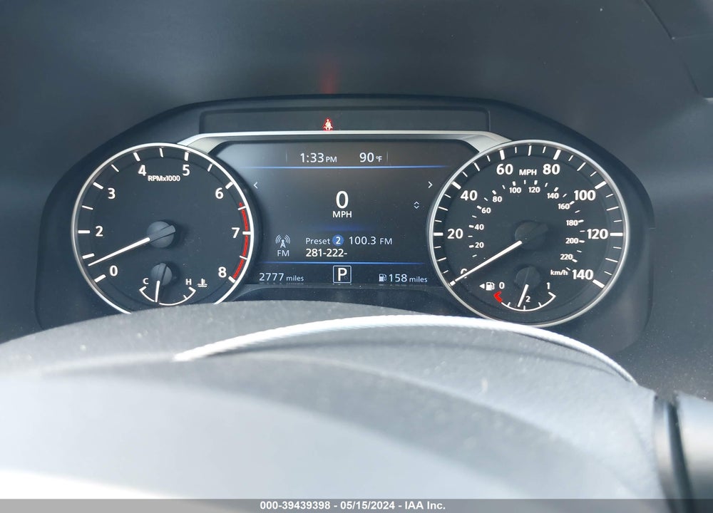 2024 NISSAN ALTIMA SV FWD VIN: 1N4BL4DV2RN380896