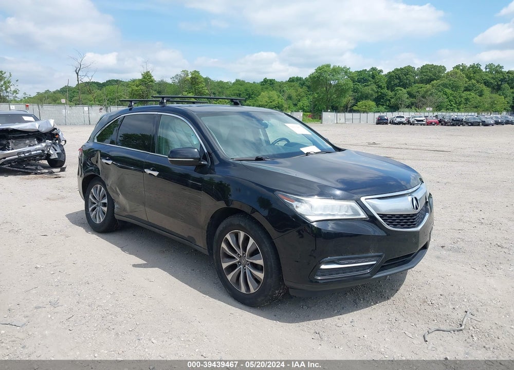 2014 ACURA MDX TECHNOLOGY PACKAGE VIN: 5FRYD4H48EB035656