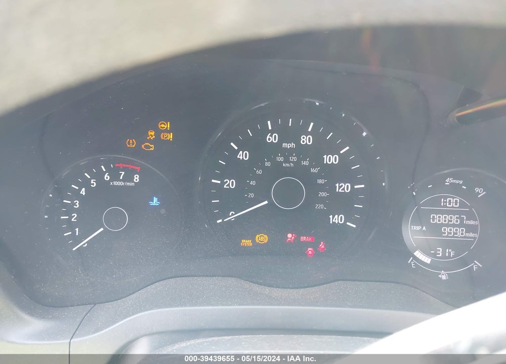 2017 HONDA HR-V LX VIN: 3CZRU5H38HG706061
