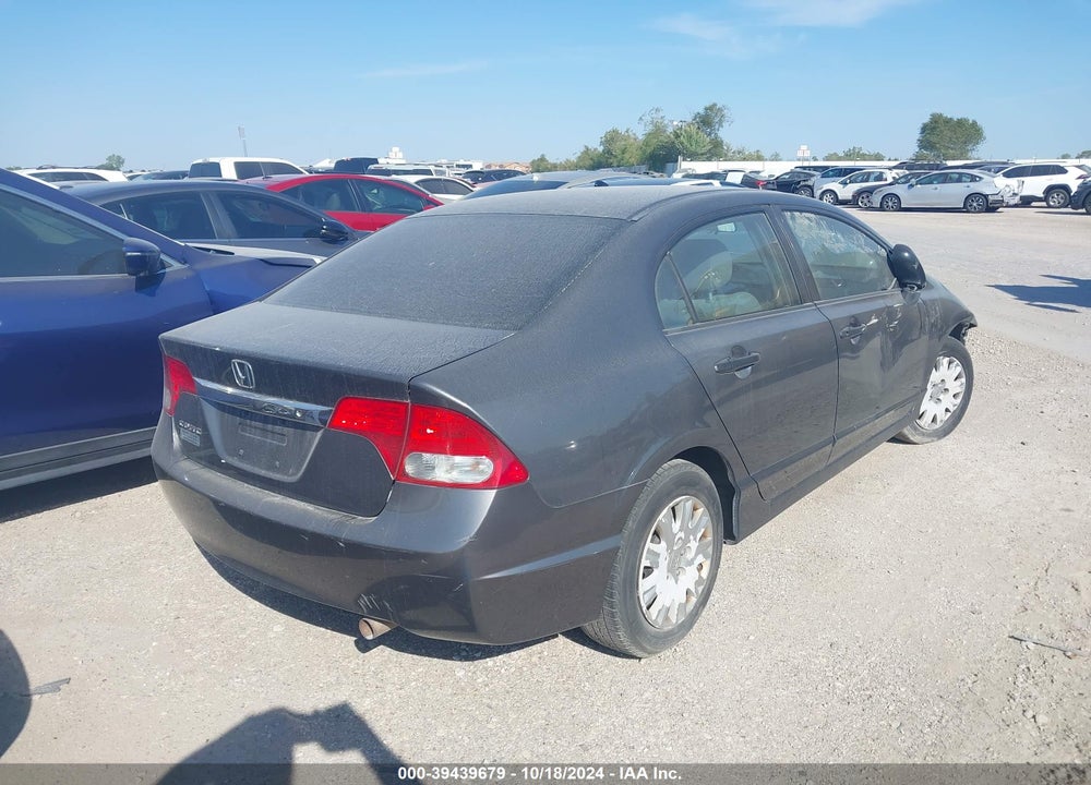 2011 HONDA CIVIC VP VIN: 2HGFA1F31BH522957