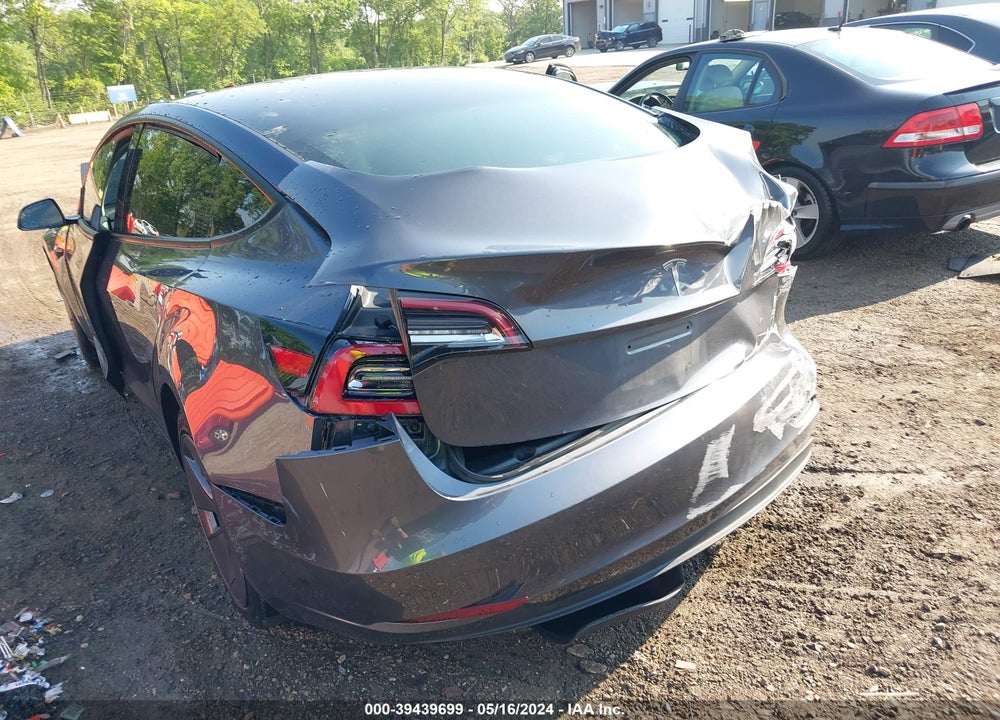 2021 TESLA MODEL 3 STANDARD RANGE PLUS REAR-WHEEL DRIVE VIN: 5YJ3E1EA3MF096431