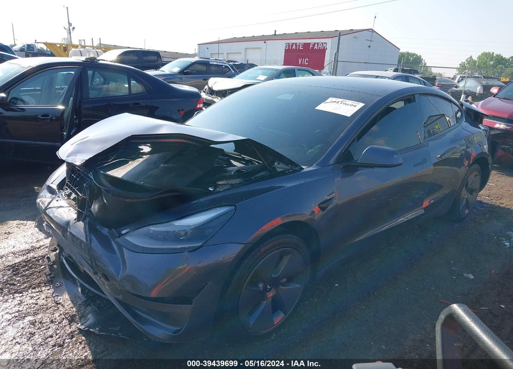 2021 TESLA MODEL 3 STANDARD RANGE PLUS REAR-WHEEL DRIVE VIN: 5YJ3E1EA3MF096431