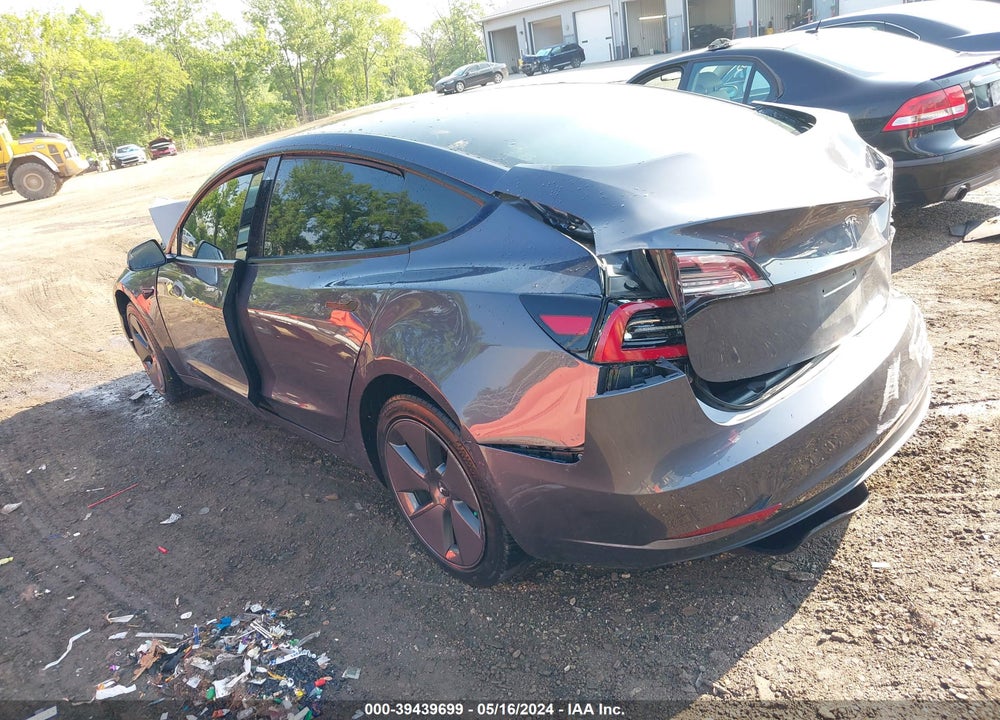 2021 TESLA MODEL 3 STANDARD RANGE PLUS REAR-WHEEL DRIVE VIN: 5YJ3E1EA3MF096431