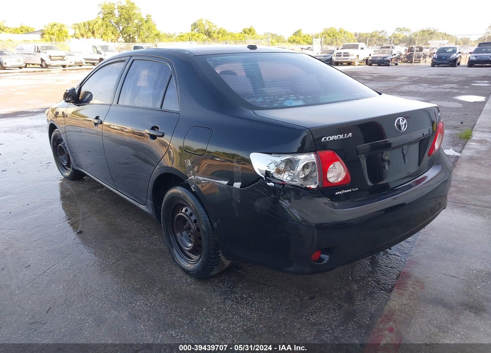 2009 TOYOTA COROLLA LE VIN: 2T1BU40E29C104668