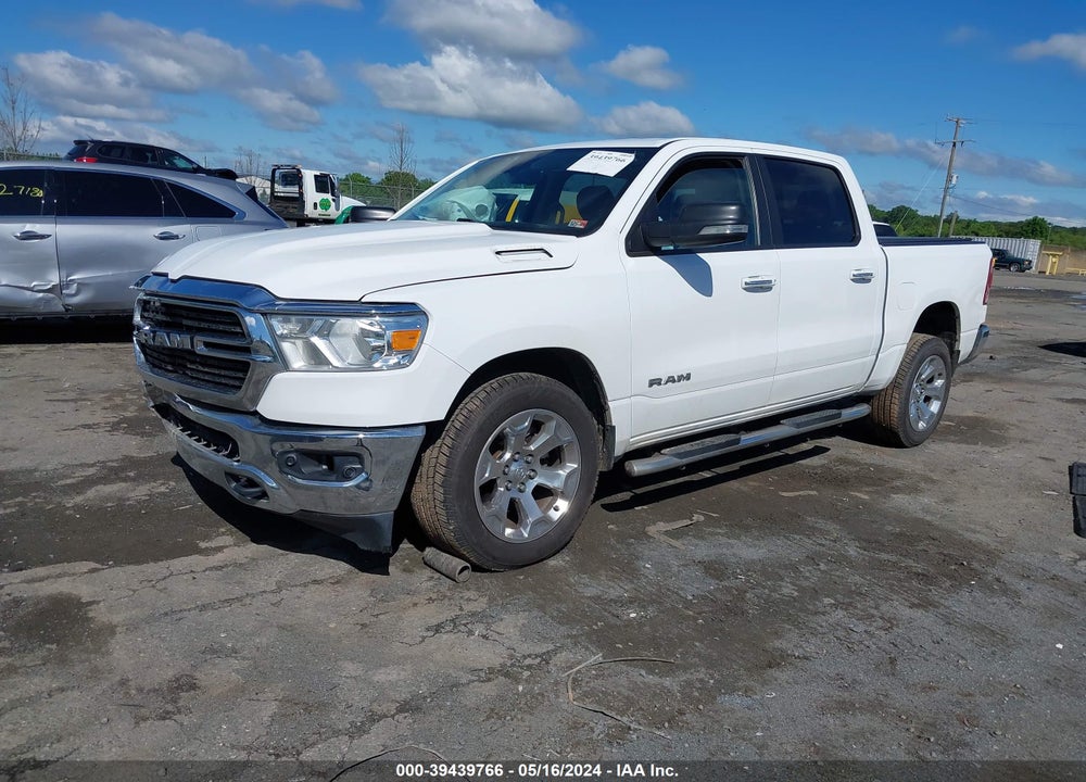 2020 RAM 1500 BIG HORN 4X4 5'7 BOX VIN: 1C6SRFFTXLN366615