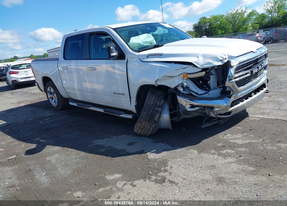 2020 RAM 1500 BIG HORN 4X4 5'7 BOX VIN: 1C6SRFFTXLN366615