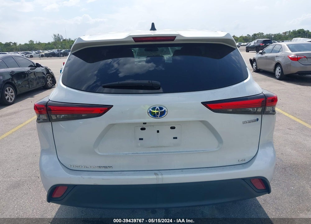 2023 TOYOTA HIGHLANDER HYBRID LE VIN: 5TDBBRCH9PS568960