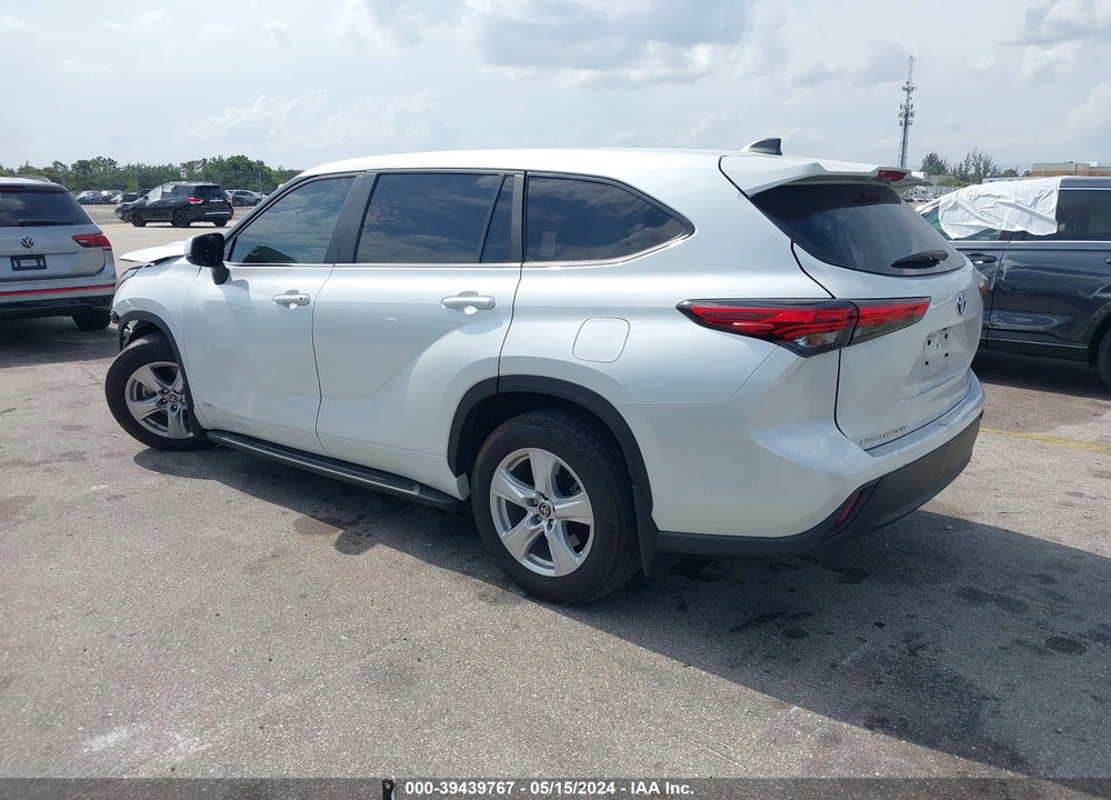 2023 TOYOTA HIGHLANDER HYBRID LE VIN: 5TDBBRCH9PS568960