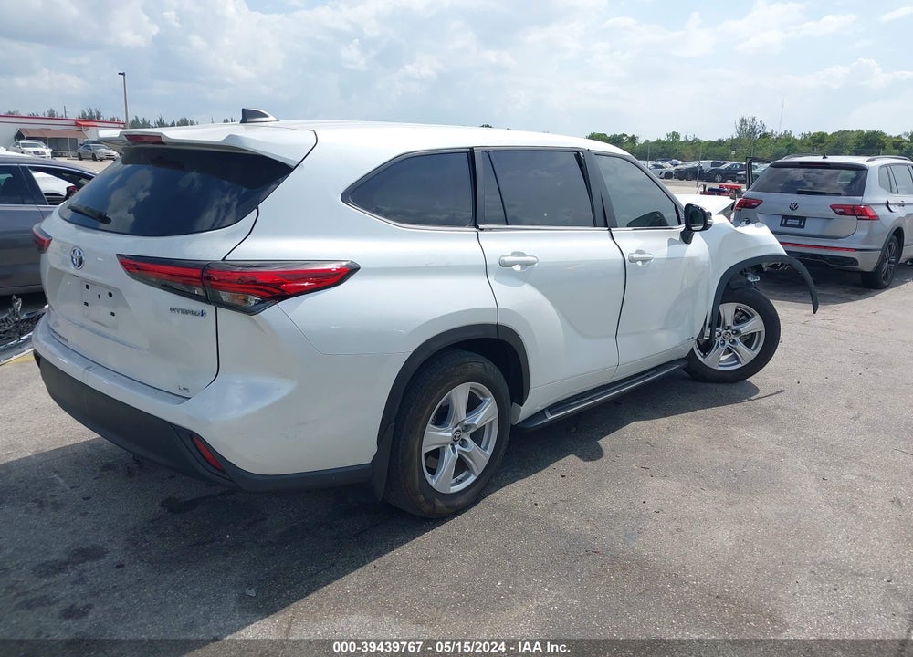 2023 TOYOTA HIGHLANDER HYBRID LE VIN: 5TDBBRCH9PS568960