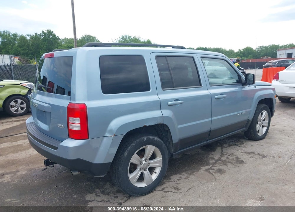 2013 JEEP PATRIOT LATITUDE VIN: 1C4NJRFB1DD245274