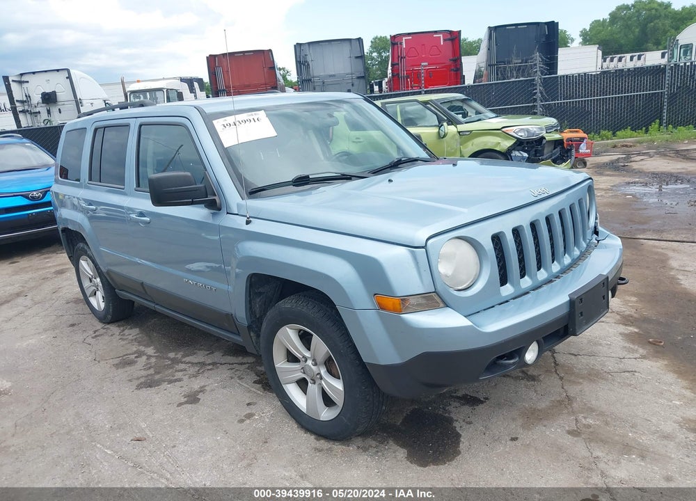 2013 JEEP PATRIOT LATITUDE VIN: 1C4NJRFB1DD245274