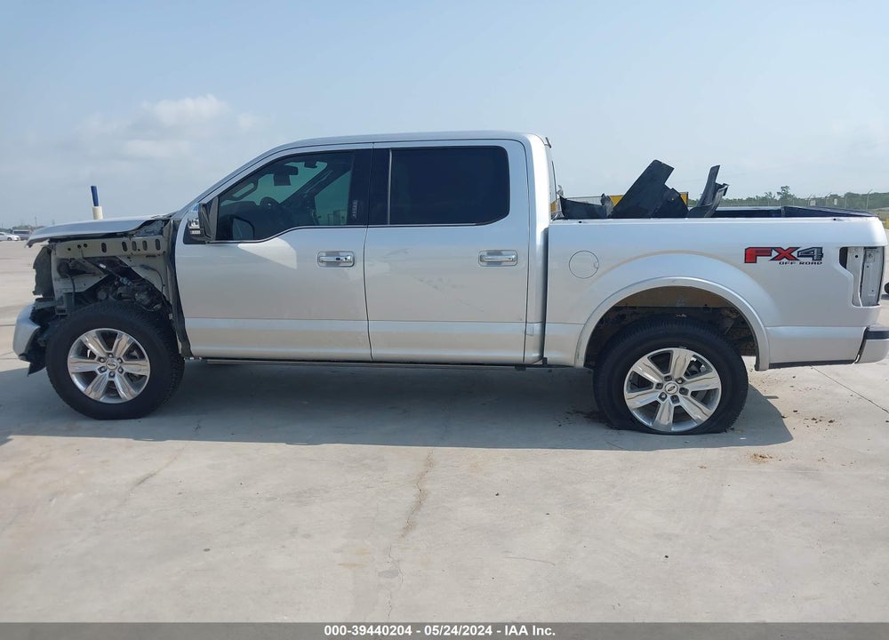 2017 FORD F-150 PLATINUM VIN: 1FTEW1EF5HFA59643