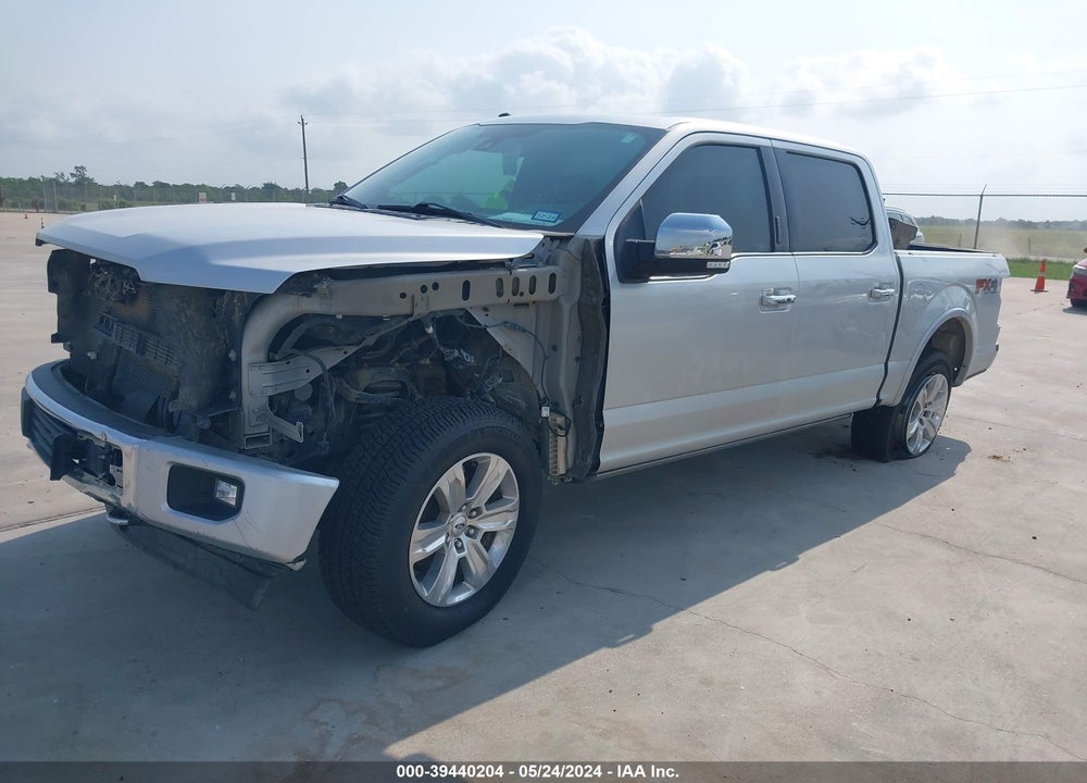 2017 FORD F-150 PLATINUM VIN: 1FTEW1EF5HFA59643
