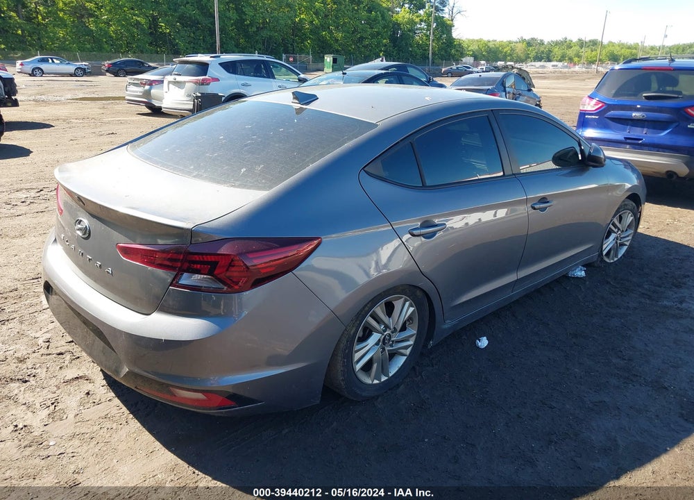 2019 HYUNDAI ELANTRA SEL VIN: 5NPD84LF1KH457827
