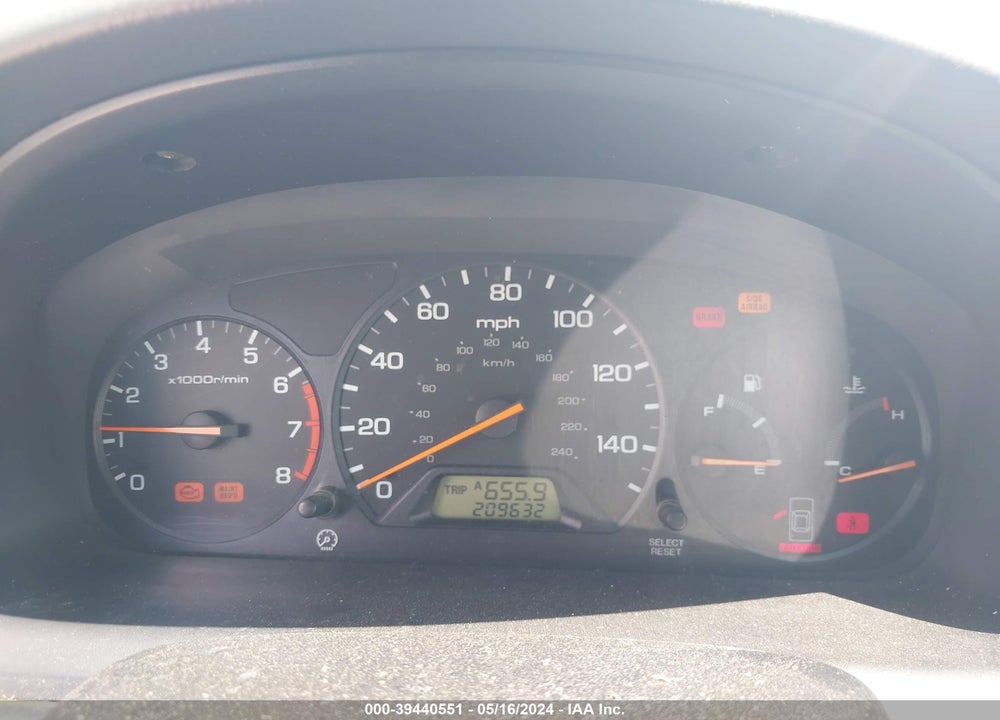 2000 HONDA ACCORD 2.3 EX VIN: 1HGCG3159YA027659