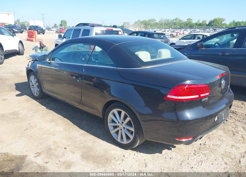 2014 VOLKSWAGEN EOS KOMFORT VIN: WVWBW8AH5EV003819