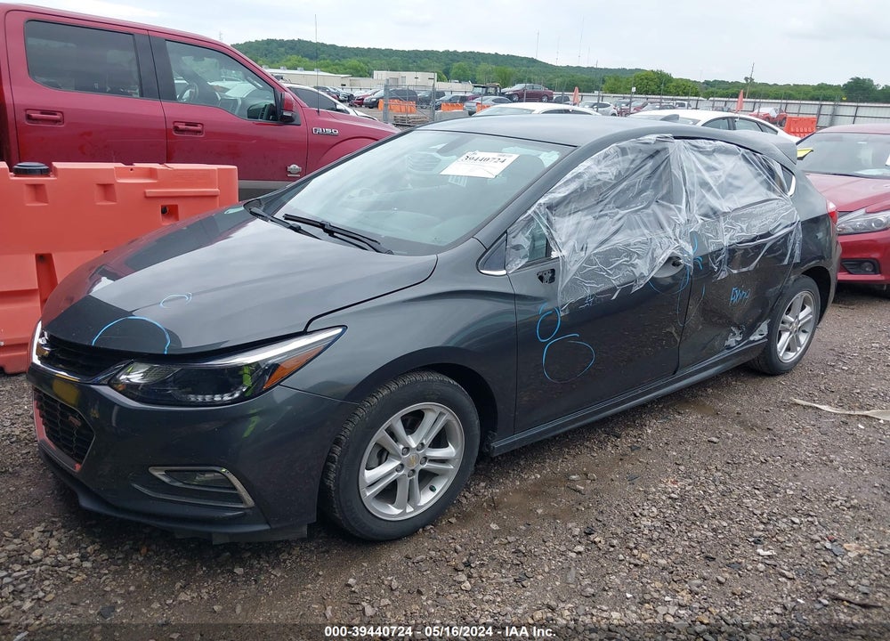 2017 CHEVROLET CRUZE LT AUTO VIN: 3G1BE6SM2HS539908