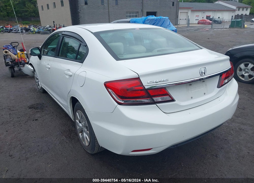 2013 HONDA CIVIC LX VIN: 2HGFB2F55DH550610